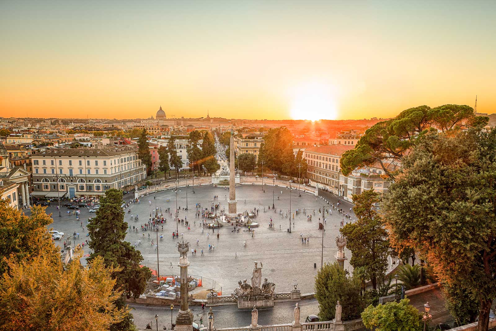 Rome Itinerary Piazza del Popolo