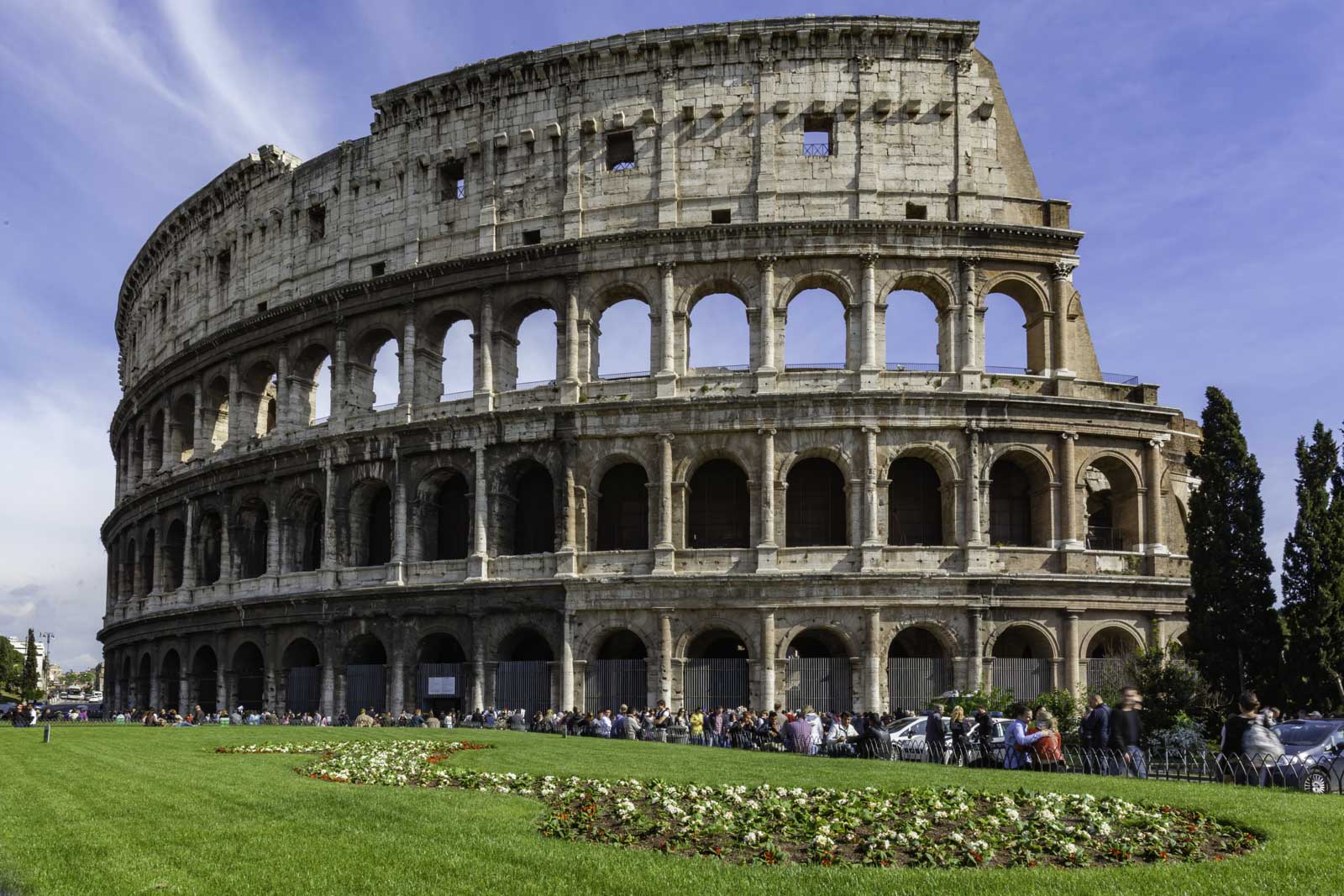 Exploring the Colosseum in Rome in the Afternoon