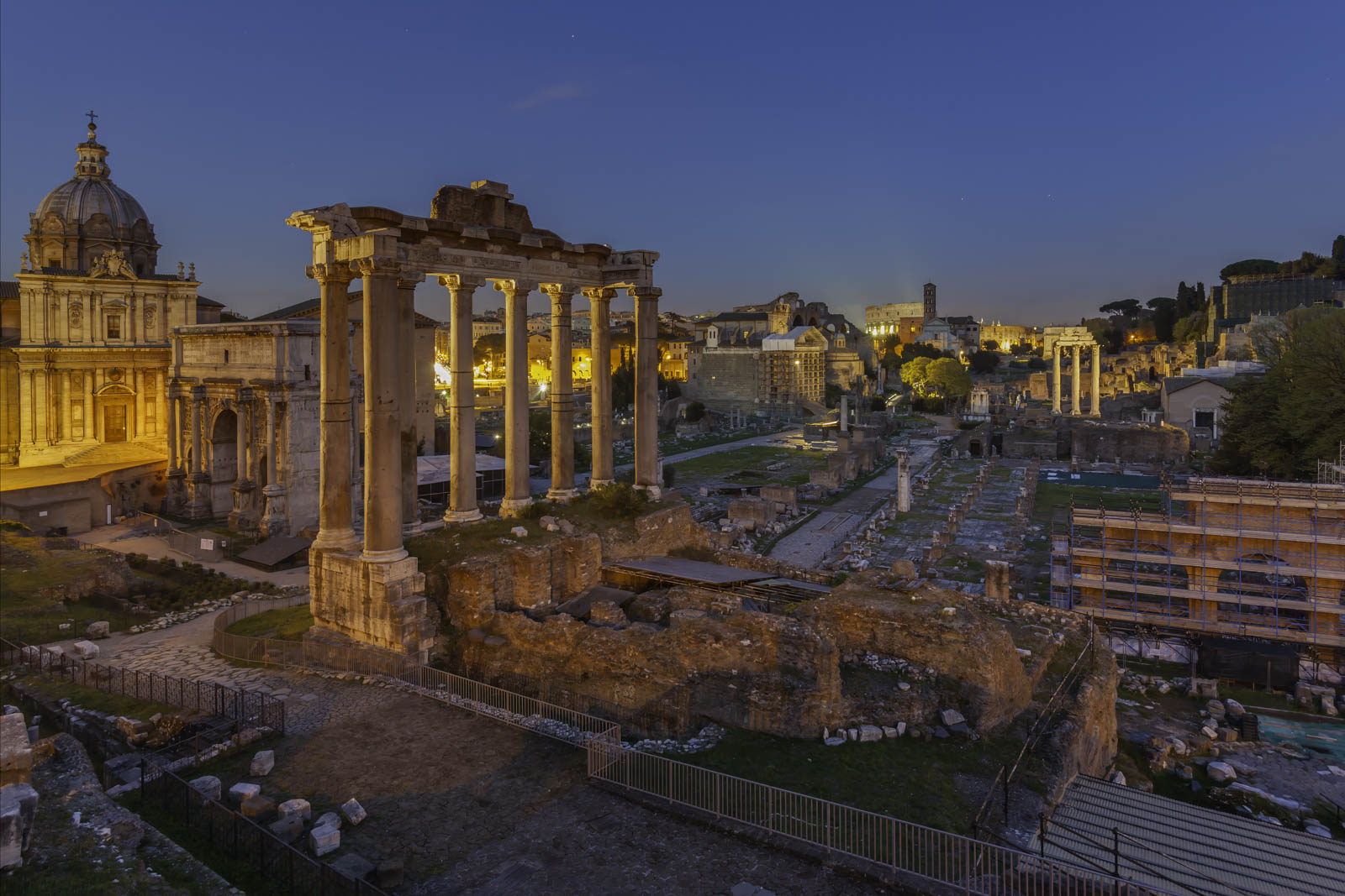 Late afternoon at the Colosseum in Rome