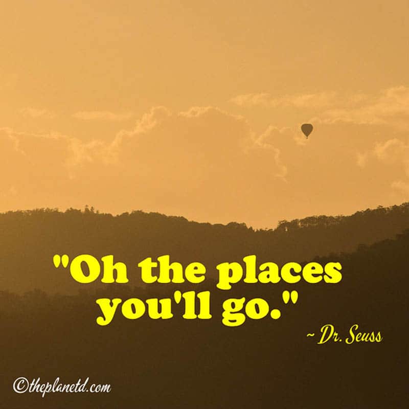 best travel quotes dr suess oh the places you'll go