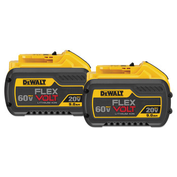 BATTERIES AND CHARGERS | Dewalt 20V/60V MAX FLEXVOLT 9Ah Battery (2-Pack) - DCB609-2