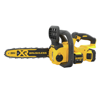 CHAINSAWS | Dewalt 20V MAX XR 5.0 Ah Brushless Lithium-Ion 12 in. Compact Chainsaw Kit - DCCS620P1