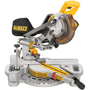 MITER SAWS | Dewalt 20V MAX 7-1/4 in. Cordless Sliding Compound Miter Saw Kit with (1) 4Ah Battery - DCS361M1