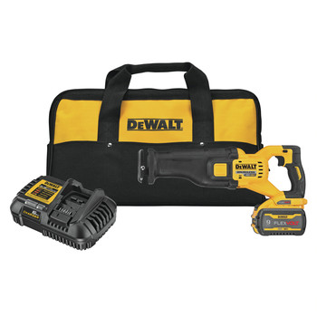 ELECTRICAL TOOLS | Dewalt FLEXVOLT 60V MAX Brushless Lithium-Ion 1-1/8 in. Cordless Reciprocating Saw Kit with (1) 9 Ah Battery - DCS389X1