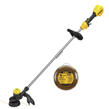 STRING TRIMMERS | Dewalt 20V MAX Lithium-Ion 13 in. Cordless String Trimmer and 0.080 in. x 225 ft. String Trimmer Line Bundle (Tool Only) - DCST925B-DWO1DT802