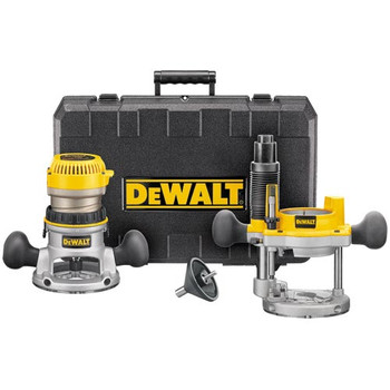 ROUTERS AND TRIMMERS | Dewalt 1-3/4 HP  Fixed Base and Plunge Router Combo Kit - DW616PK