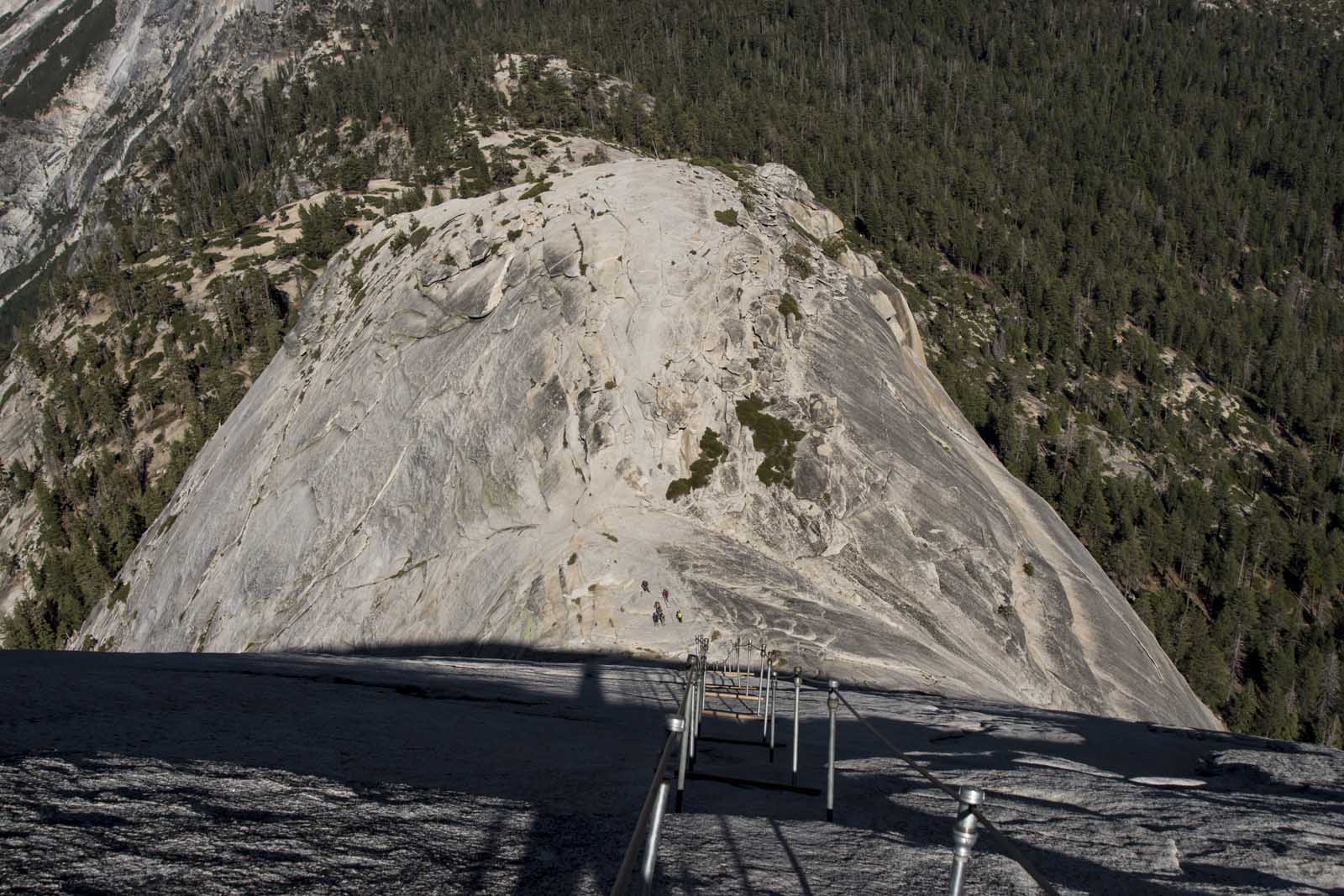 Ladders at Half Dome Hike