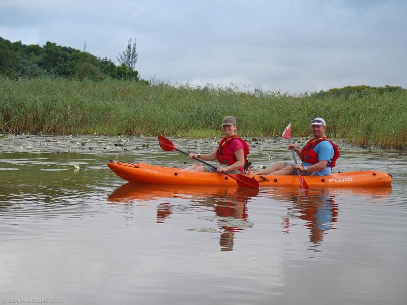 kayaking with crocodiles