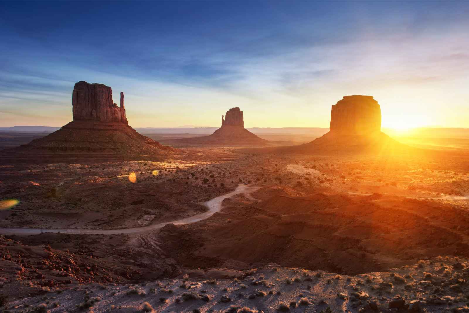 Monument Valley West, East and Merrick Butte