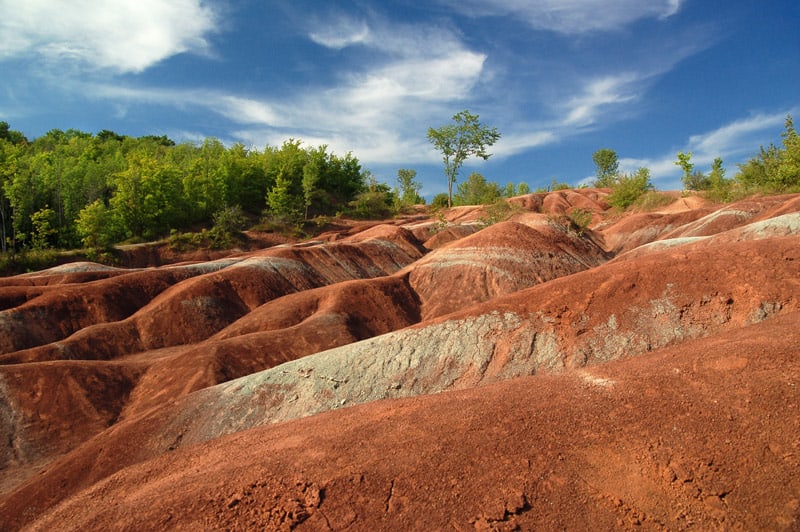 Visit the Cheltenham Badlands in Ontario