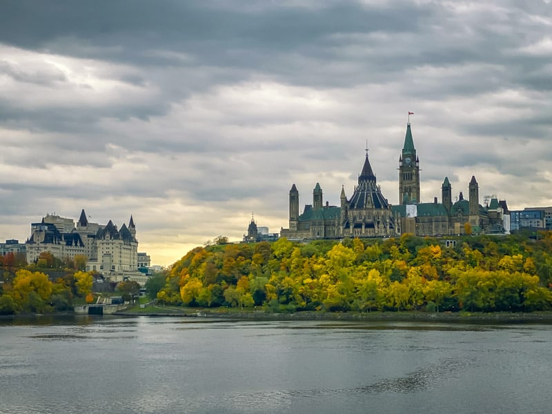 The Parliament Buildings in Ottawa Ontario