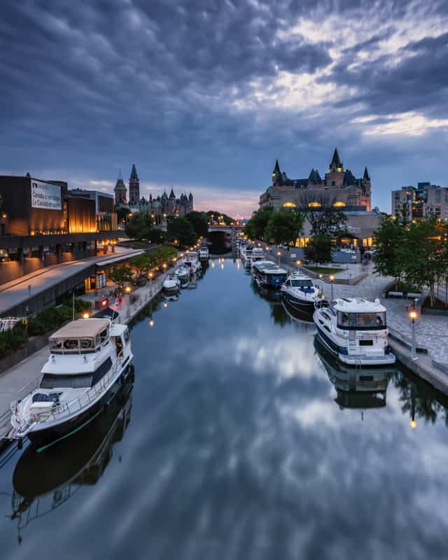 Rideau Canal in Ottawa Ontario