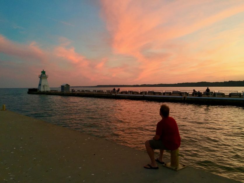 Sunset in Port Dover Ontario