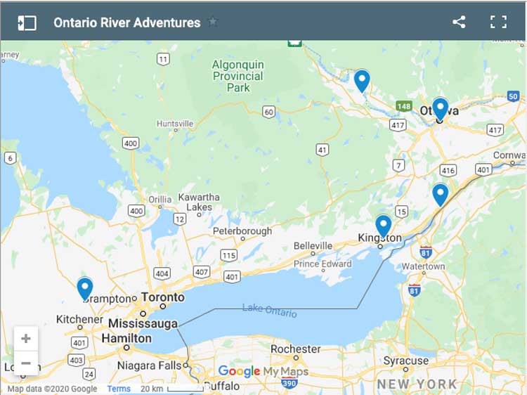 rivers to visit in Ontario