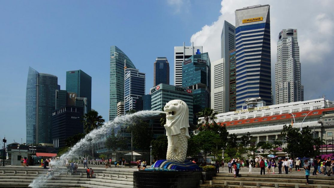 Merlion Park in Singapore