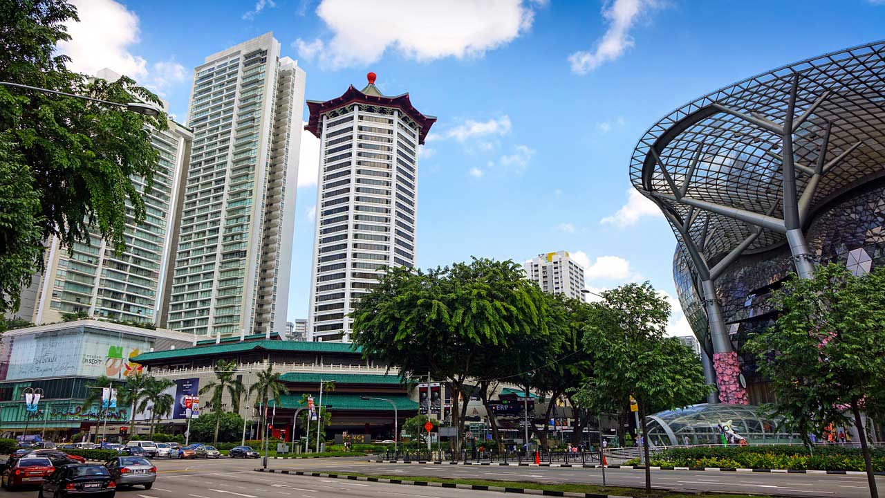 Shopping on Orchard road Singapore