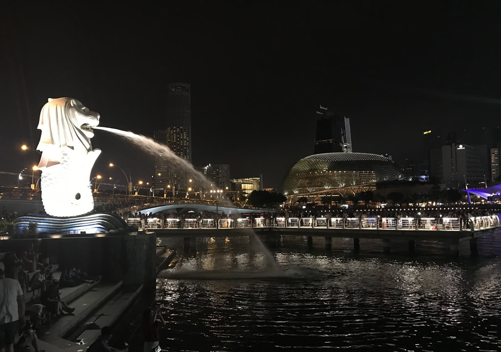 Merlion Park in Singapore