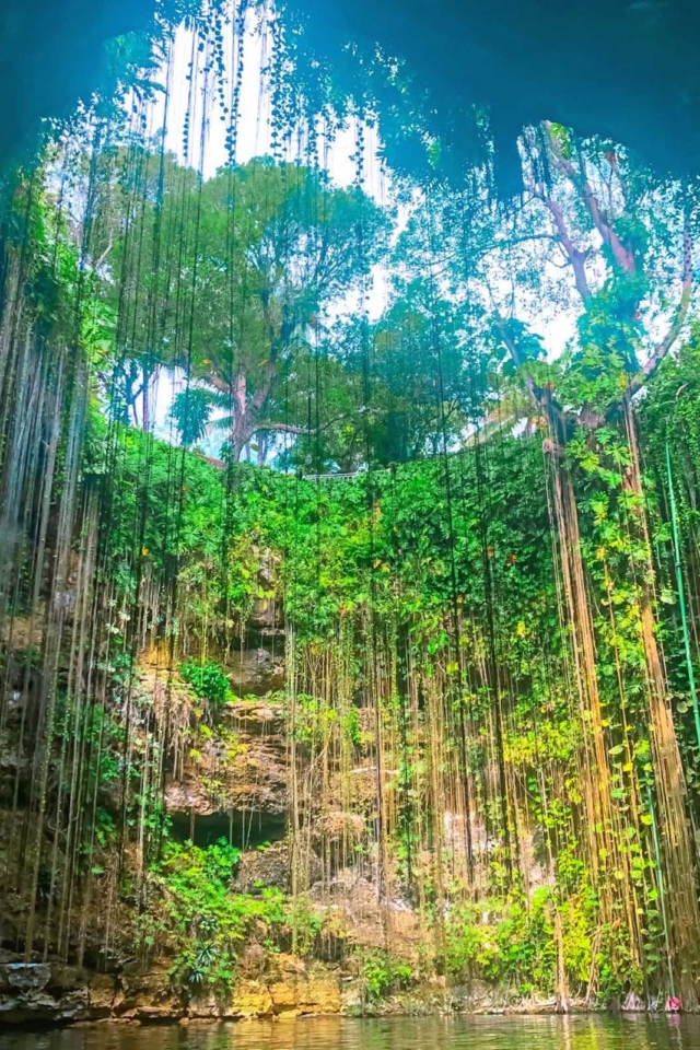 yucatan road trip itinerary cenote ik kil