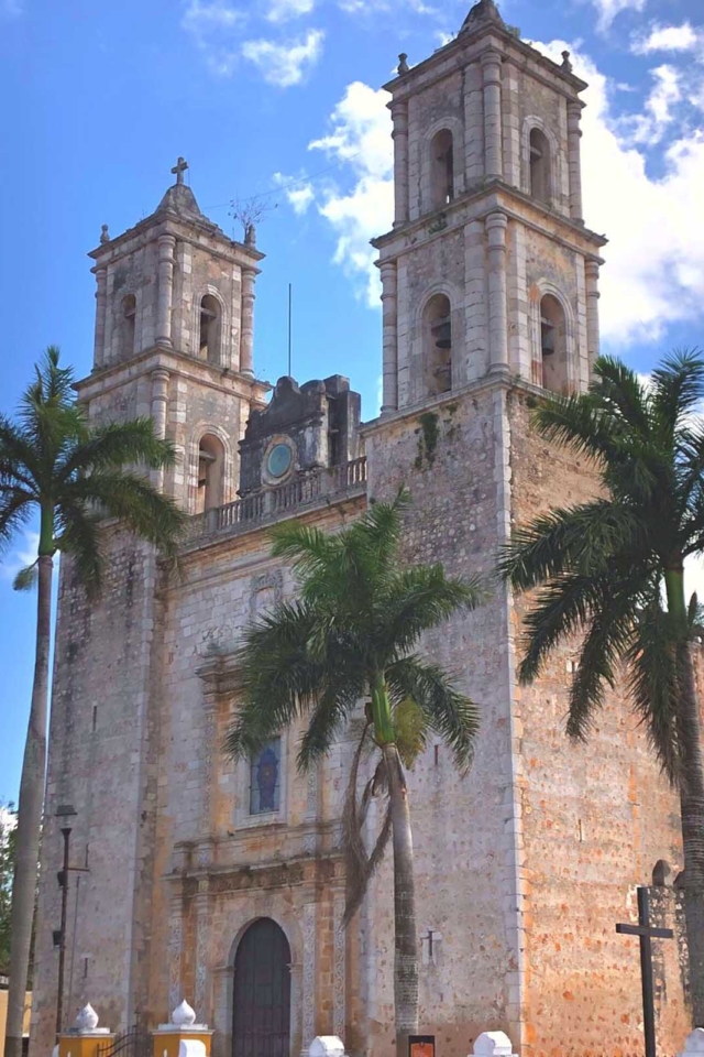 yucatan road trip itinerary valladoolid cathedral