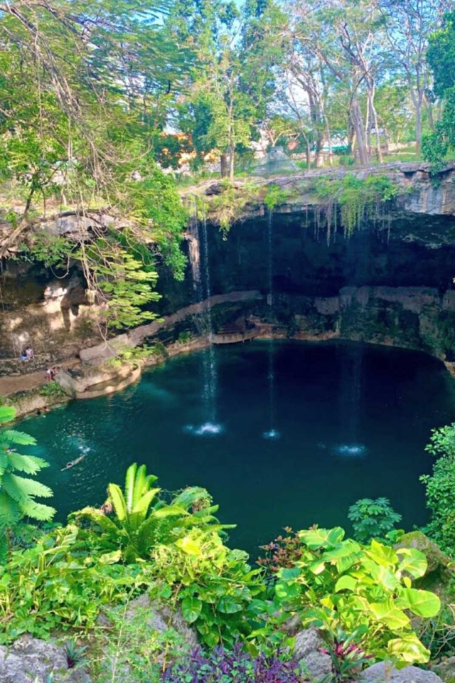 yucatan road trip itinerary cenote zaci